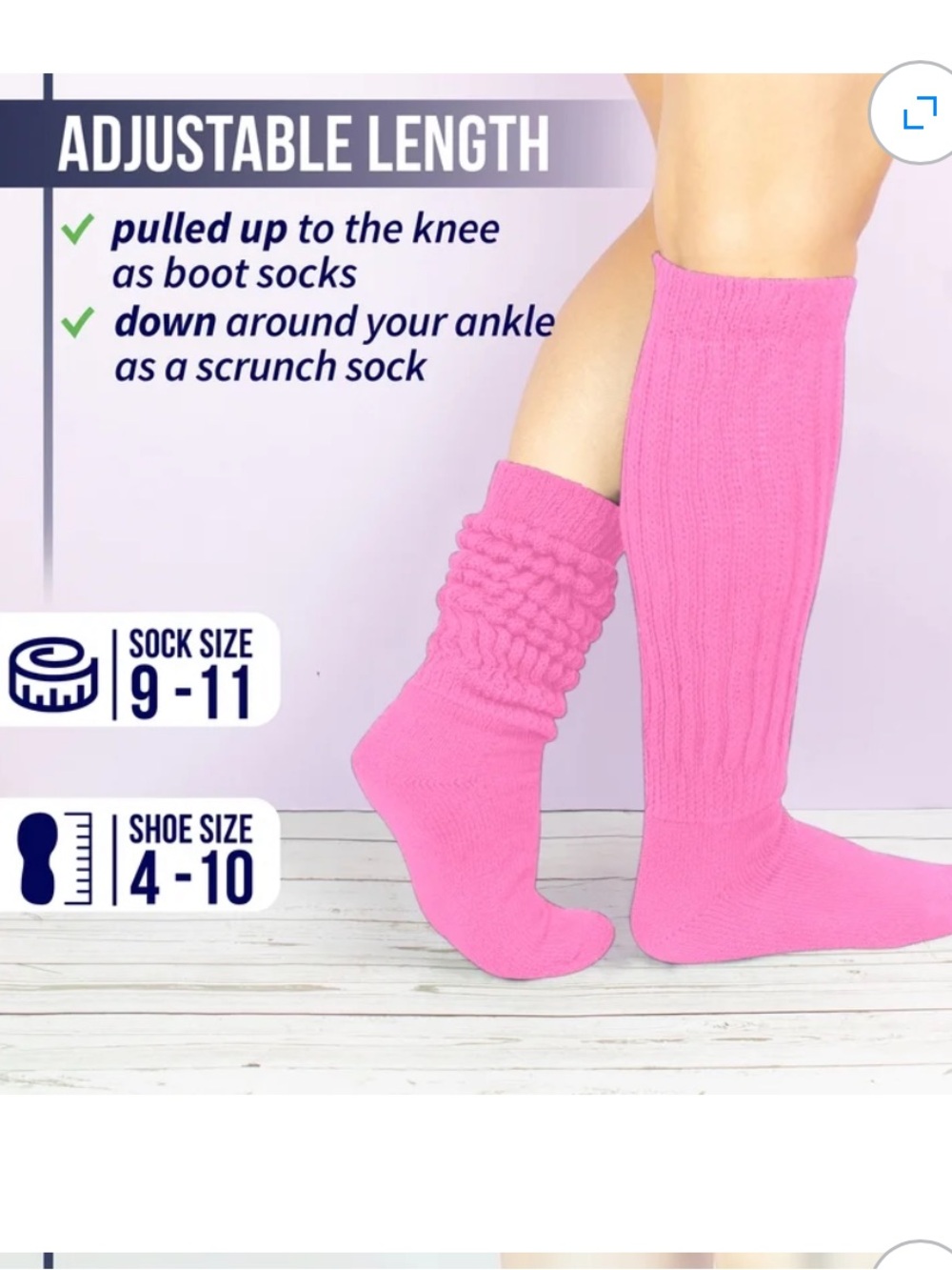 🎀 10 PINK SOCKS & BIG THOUGHTS 🎀 - Picture 8 of 11